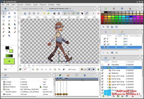 Ekraanipilt Synfig Studio Windows 8.1