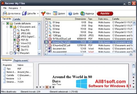 Ekraanipilt Recover My Files Windows 8.1