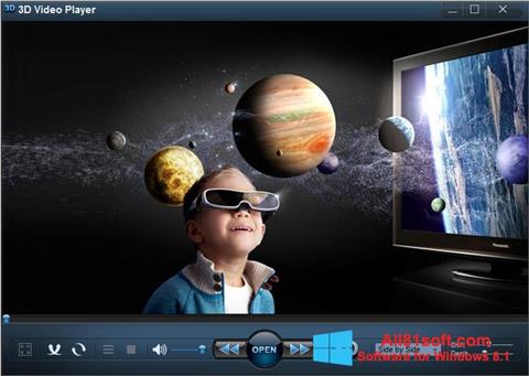 Ekraanipilt 3D Video Player Windows 8.1