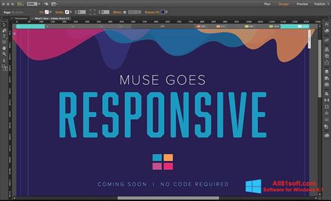 Ekraanipilt Adobe Muse Windows 8.1