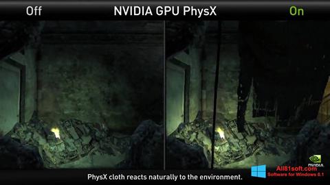 Ekraanipilt NVIDIA PhysX Windows 8.1