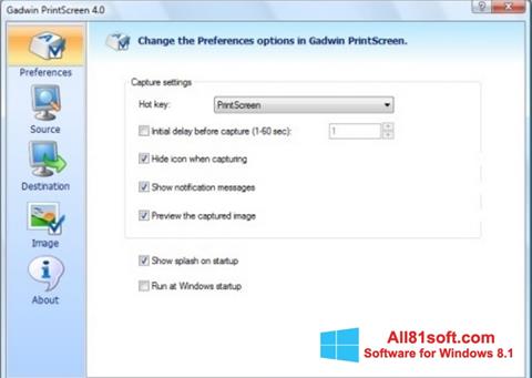 Ekraanipilt Gadwin PrintScreen Windows 8.1