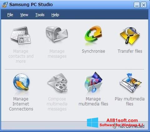 Ekraanipilt Samsung PC Studio Windows 8.1