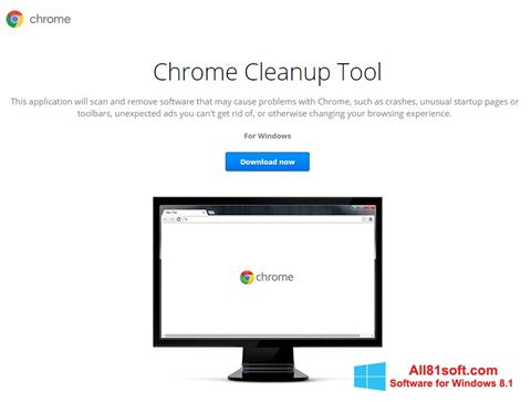 Ekraanipilt Chrome Cleanup Tool Windows 8.1