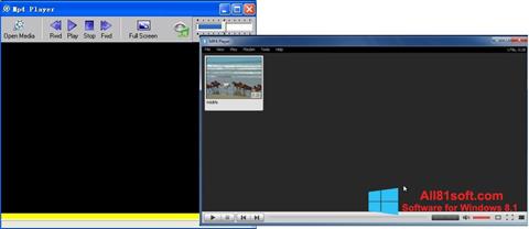 Ekraanipilt MP4 Player Windows 8.1