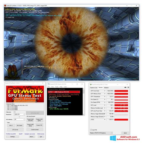 Ekraanipilt FurMark Windows 8.1