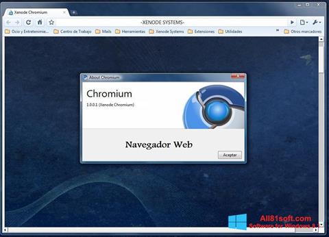Ekraanipilt Chromium Windows 8.1