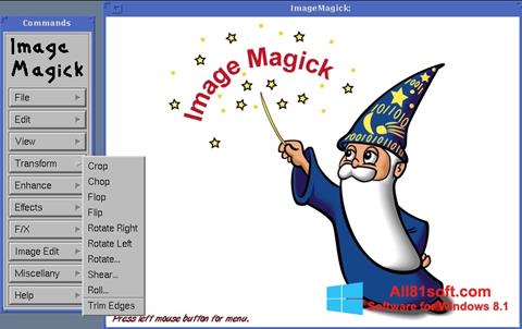 Ekraanipilt ImageMagick Windows 8.1
